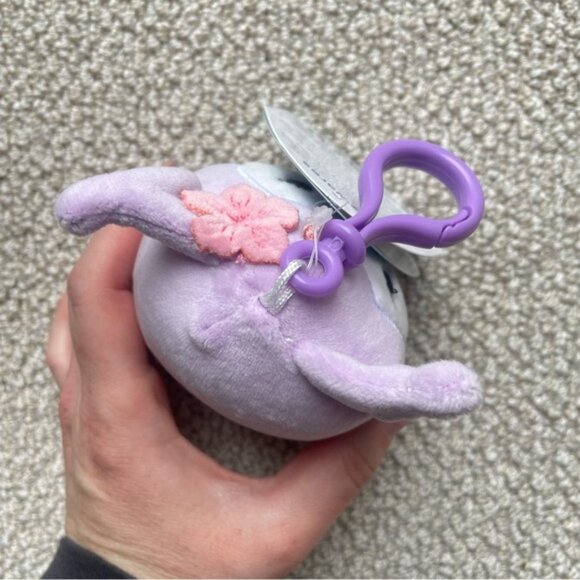 NWT Sanrio Hello Kitty KUROMI Purple Plush Clip Keychain 3.5” RARE NEW - Picture 4 of 5